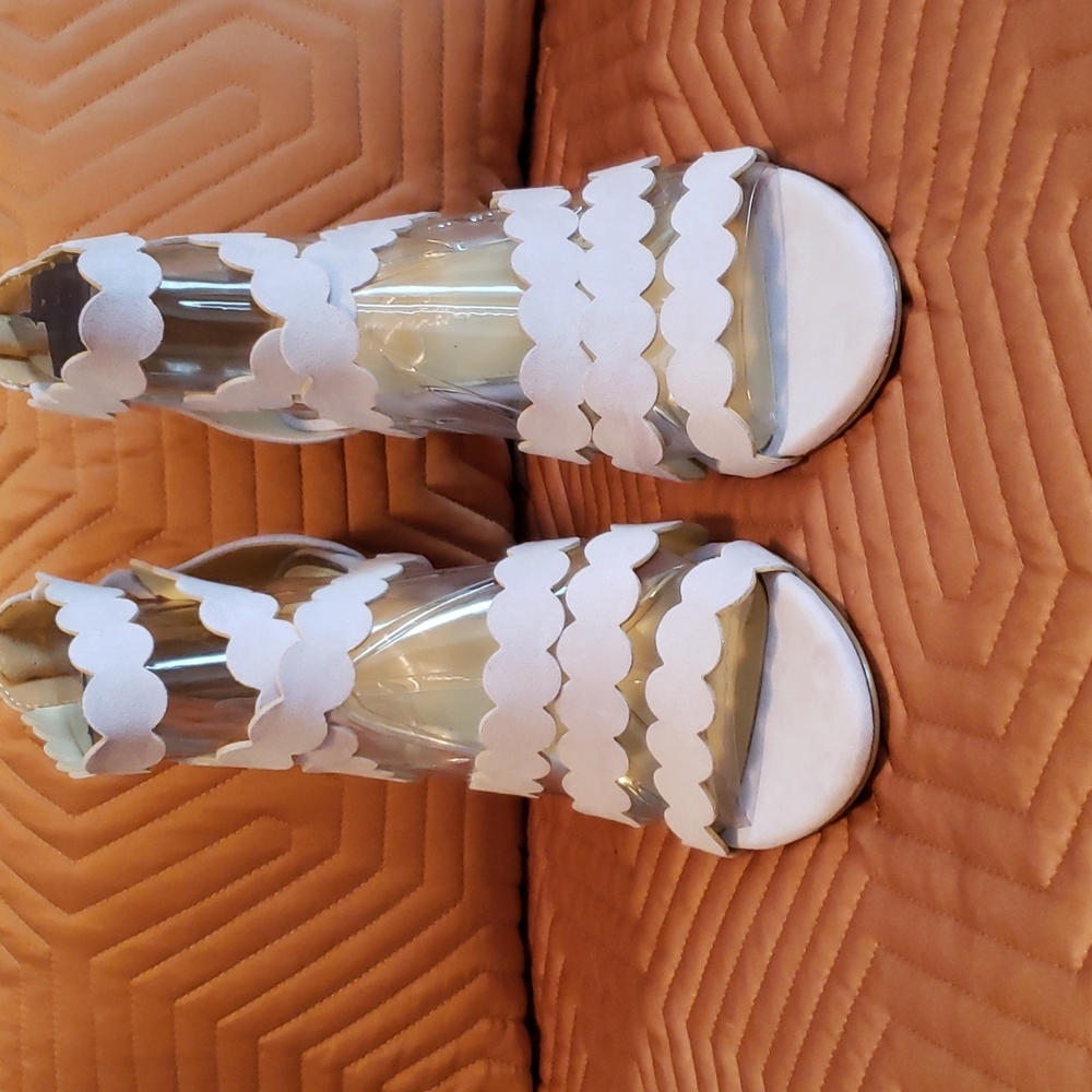 Jessica Simpson Lavender Ankle Strap Heels๐ - Picture 5 of 5